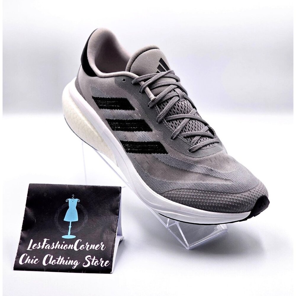 NWOB Adidas Men's Gray/Black Supernova Running Athletic Sneakers Size 11 2159 - Picture 14 of 16